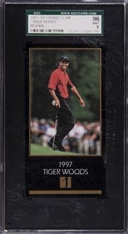 1997-99 Grand Slam Ventures Tiger Woods Rookie Card - SGC 96 MINT 9